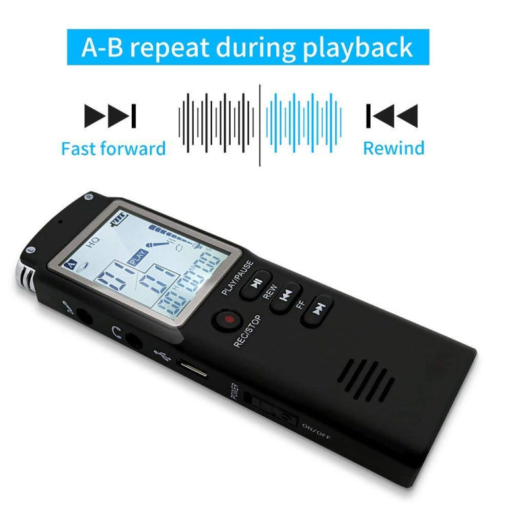 Elektroniktrade Digitaler Sprachrekorder, 16GB, Unterstützt MP3 / WAV 162g Elektroniktrade Switzerland