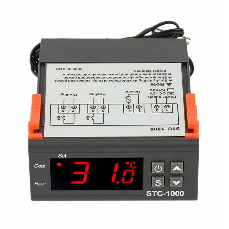 Elektroniktrade Digitaler Temperaturregler LED Temperaturregler Thermostat 12V/220V/24V Elektroniktrade Switzerland