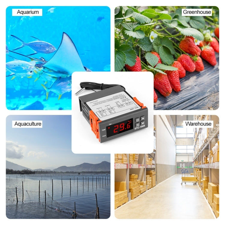 Elektroniktrade Digitaler Temperaturregler LED Temperaturregler Thermostat 12V/220V/24V Elektroniktrade Switzerland