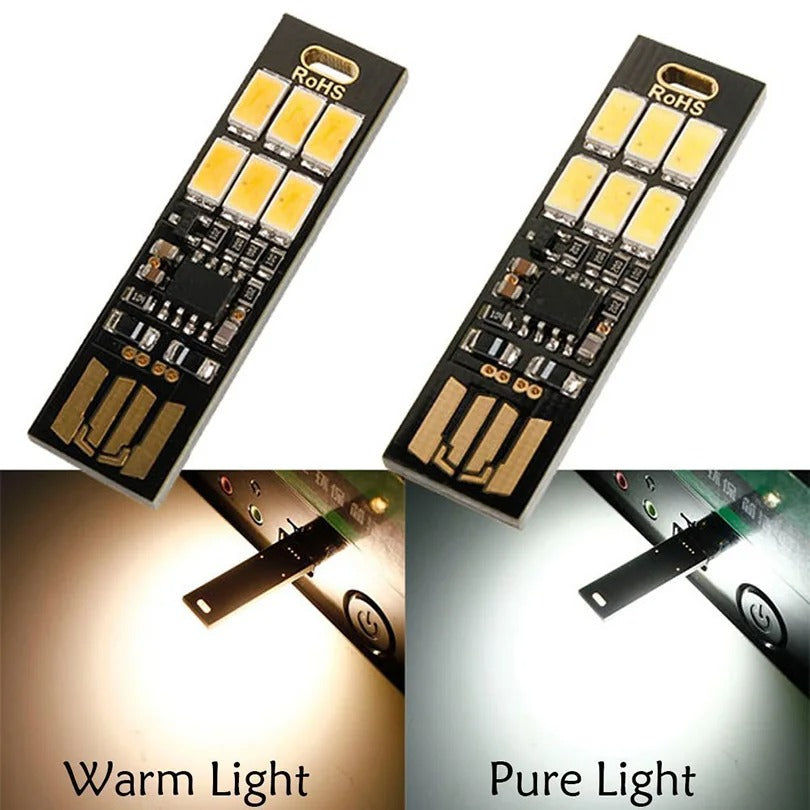 Elektroniktrade Dimmbares USB Led Licht für Smartphones/PC/Powerbanks (Warmweiß) Elektroniktrade Switzerland