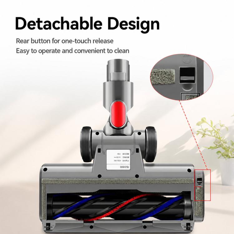 elektroniktrade Direktantrieb-Bodendüse für Dyson V7 / V8 / V10 / V11 / V15 Staubsauger, Bodenbürste mit LED-Scheinwerfern, 18454 elektroniktrade Switzerland