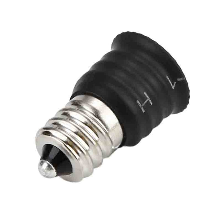 Elektroniktrade E12 auf E14-Sockel-Wechsler-LED-Licht-Lampenadapter schwarz/weiss Elektroniktrade Switzerland