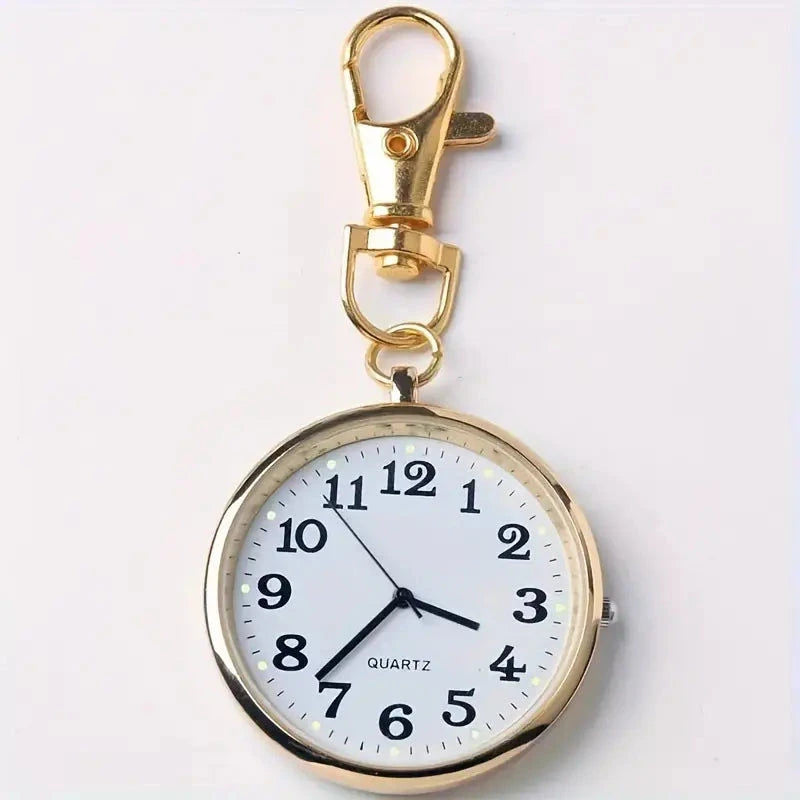 Elektroniktrade Edelstahl Schlüsselanhänger Taschenuhr mit Anhänger in der Farbe Gold Elektroniktrade Switzerland
