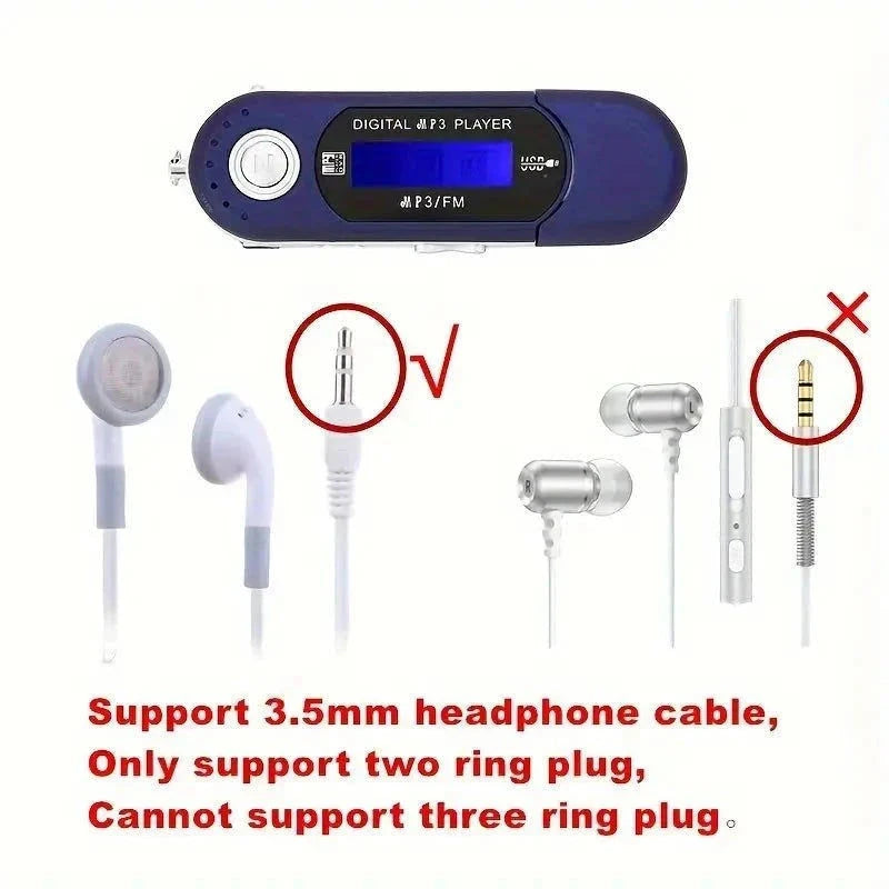 Elektroniktrade Einfacher MicroSD Karten Retro MP3 Player, Betrieb mit 1xAAA Batterie & MicroSD elektroniktrade Switzerland