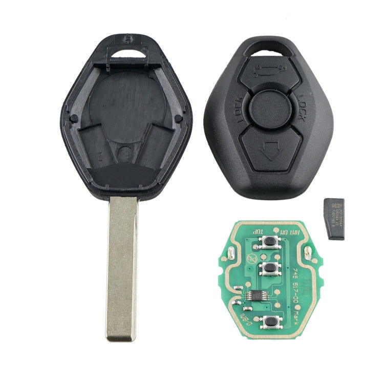 Elektroniktrade Für BMW EWS System Intelligenter ferngesteuerter Autoschlüssel mit integriertem Chip und Batterie, Frequenz: 315 MHz, 315MHz elektroniktrade Switzerland