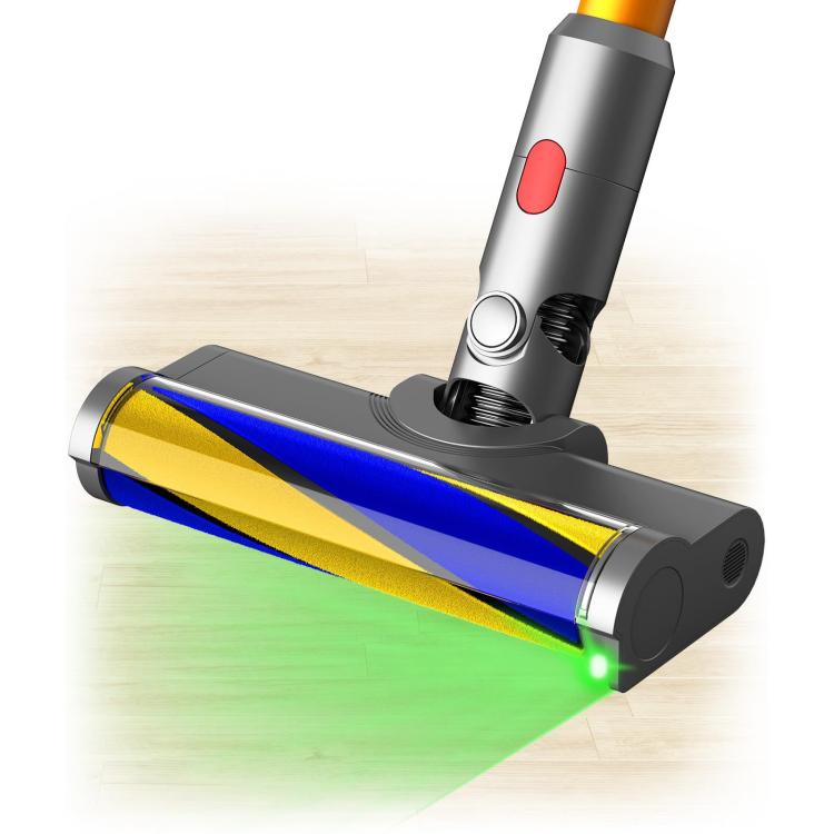 elektroniktrade Für Dyson V7 V8 V10 V11 V15 Soft-Bodendüse mit Carbonfaser-Borstenwalzen-Set, LED Fluffy Slim Set elektroniktrade Switzerland