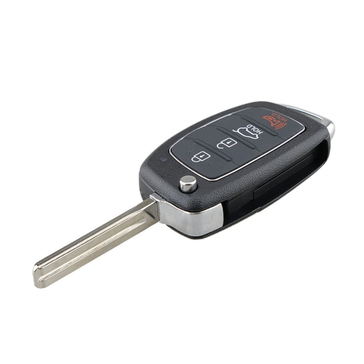 Elektroniktrade Für Hyundai 4-Tasten-Klappautoschlüsselgehäuse mit Metallkante Solaris ix35 ix4 Santa, For Hyundai 4-button Solaris ix35 ix4 Elektroniktrade Switzerland