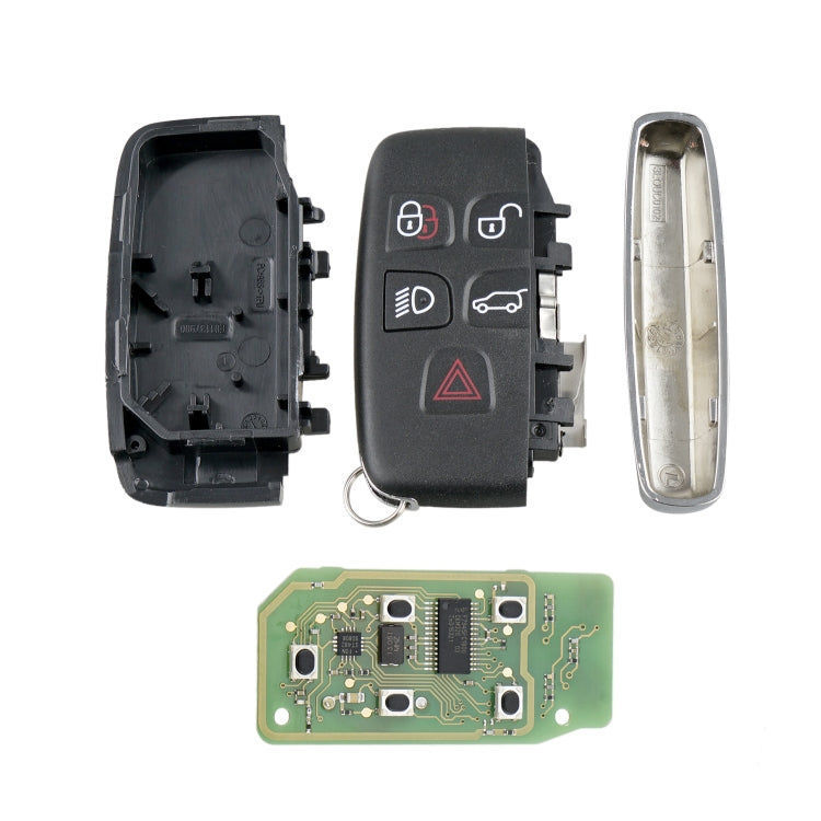 Elektroniktrade Für Jaguar/Land Rover, intelligenter ferngesteuerter Autoschlüssel mit integriertem Chip und Batterie, Frequenz: 434 MHz, KOBJTF10A mit ID49-Chip, For Jaguar elektroniktrade Switzerland