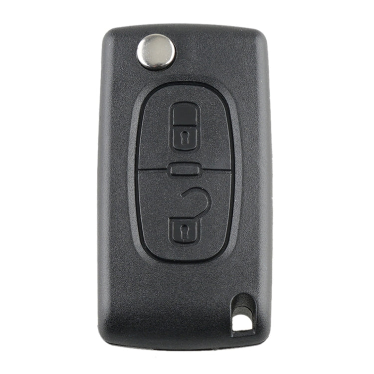 Elektroniktrade Für PEUGEOT 2 Tasten Intelligenter ferngesteuerter Autoschlüssel mit PCF7961 integriertem Chip & Batterie & Halter & Schlitzschlüsselblatt & FSK-Signal, Frequenz: 433 MHz, For PEUGEOT FSK Signal Elektroniktrade Switzerland