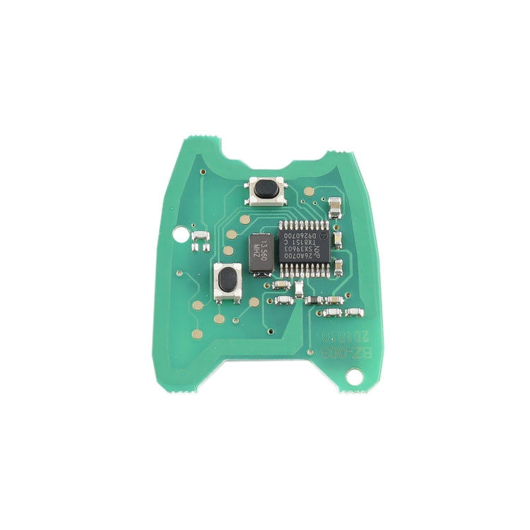 Elektroniktrade Für PEUGEOT 206, 2 Tasten, intelligenter ferngesteuerter Autoschlüssel mit integriertem Chip und Batterie, Frequenz: 433 MHz, For PEUGEOT 206 Elektroniktrade Switzerland