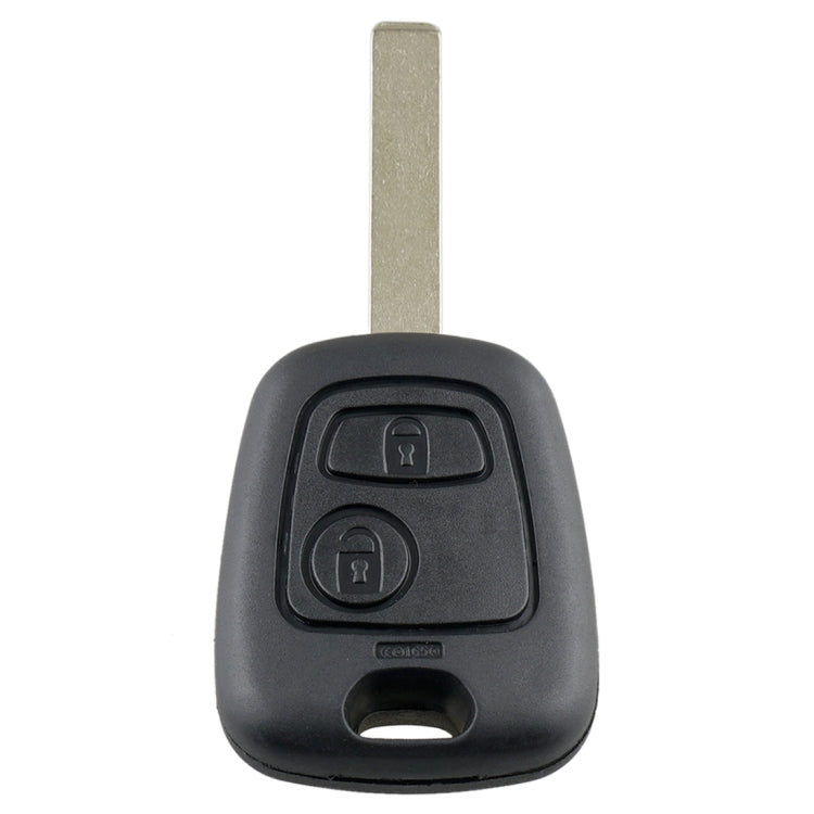 Elektroniktrade Für PEUGEOT 206/307, 2 Tasten, intelligenter ferngesteuerter Autoschlüssel mit integriertem Chip und Batterie, ohne Rillen, Frequenz: 433 MHz, For PEUGEOT 206 / 307 Elektroniktrade Switzerland