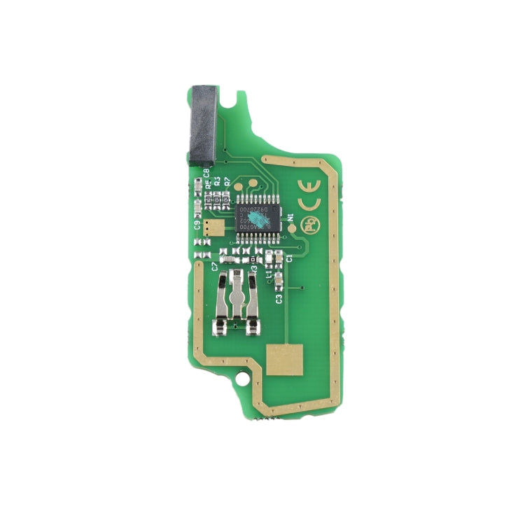 Elektroniktrade Für PEUGEOT 3 Tasten, intelligenter ferngesteuerter Autoschlüssel mit integriertem Chip, Batterie, Halter und Schlitzschlüsselblatt, Frequenz: 433 MHz, 3 Buttons Elektroniktrade Switzerland