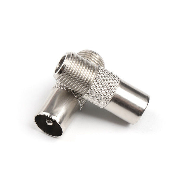 Elektroniktrade F-Typ Koaxialbuchse zu RF TV Antenne Stecker Adapter elektroniktrade Switzerland