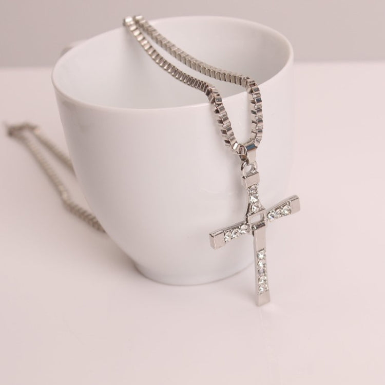 Elektroniktrade Fashion Strass Kreuz Anhänger Halskette Gold / Silber Elektroniktrade Switzerland