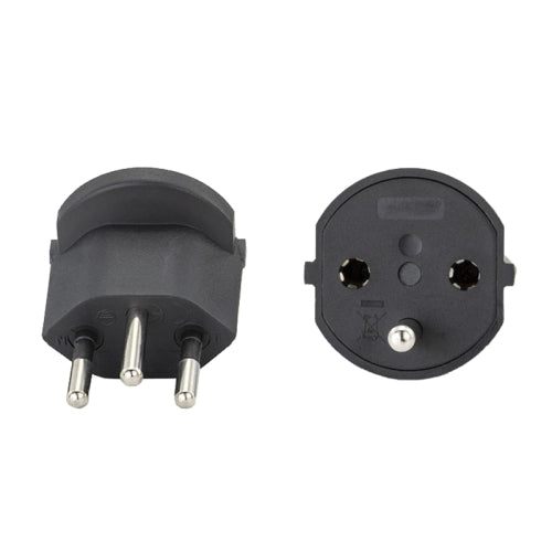 Elektroniktrade Fix Adapter SchuKo Konturenstecker – T12 schwarz Elektroniktrade Switzerland