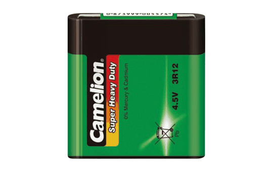 Elektroniktrade FLACHBATTERIE CAMELION SUPER HEAVY DUTY 4,5 V, TYP 3R12 Elektroniktrade Switzerland