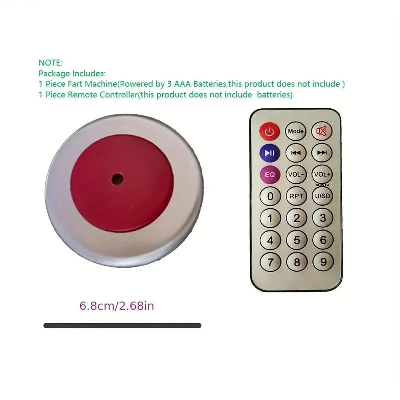 Elektroniktrade Furzmaschine mit IR Fernbedienung - mehr als 50 Sounds Elektroniktrade Switzerland