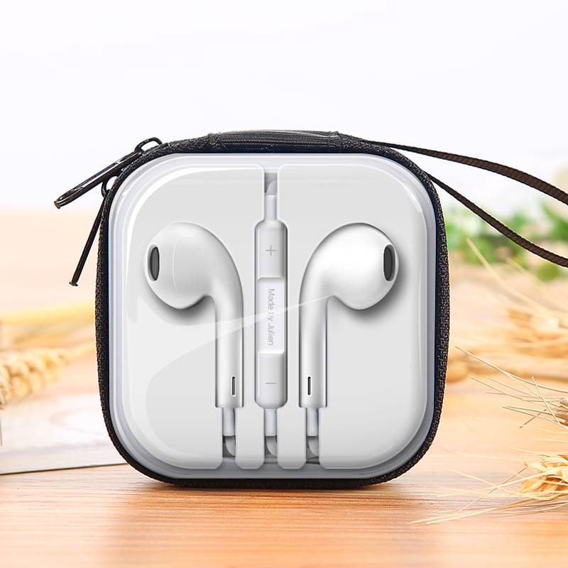 Elektroniktrade Geldbörse, Münztasche Aufbewahrungstasche mit Earpods Aufdruck elektroniktrade Switzerland