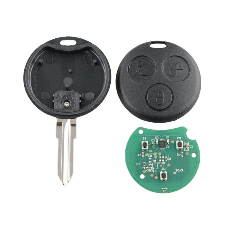 Elektroniktrade Gerade Autoschlüsselspitze Embryo 433.92 Frequenz für Mercedes-Benz Smart 3-Tasten, For Mercedes-Benz Smart Elektroniktrade Switzerland