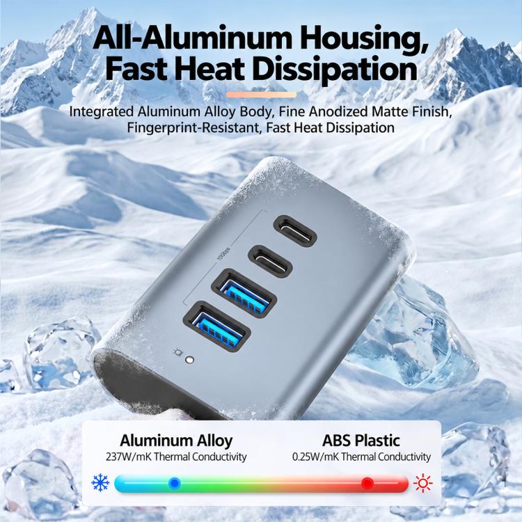 elektroniktrade HAS-2A2C 2 USB-A & 2 USB-C 10Gbps Max Output USB 3.2 HUB, HAS-2A2C elektroniktrade Switzerland