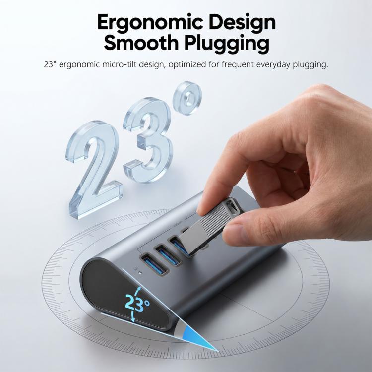 elektroniktrade HAS-4A4C 4 USB-A & 4 USB-C 10Gbps PD60W Max Output USB 3.2 HUB, HAS-4A4C elektroniktrade Switzerland
