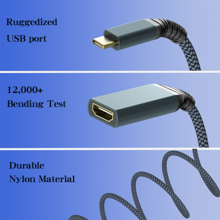 Elektroniktrade HDMI-zu-USB-C/Typ-C 4K 30Hz HD-Kabel, Länge: 0,2 m Elektroniktrade Switzerland