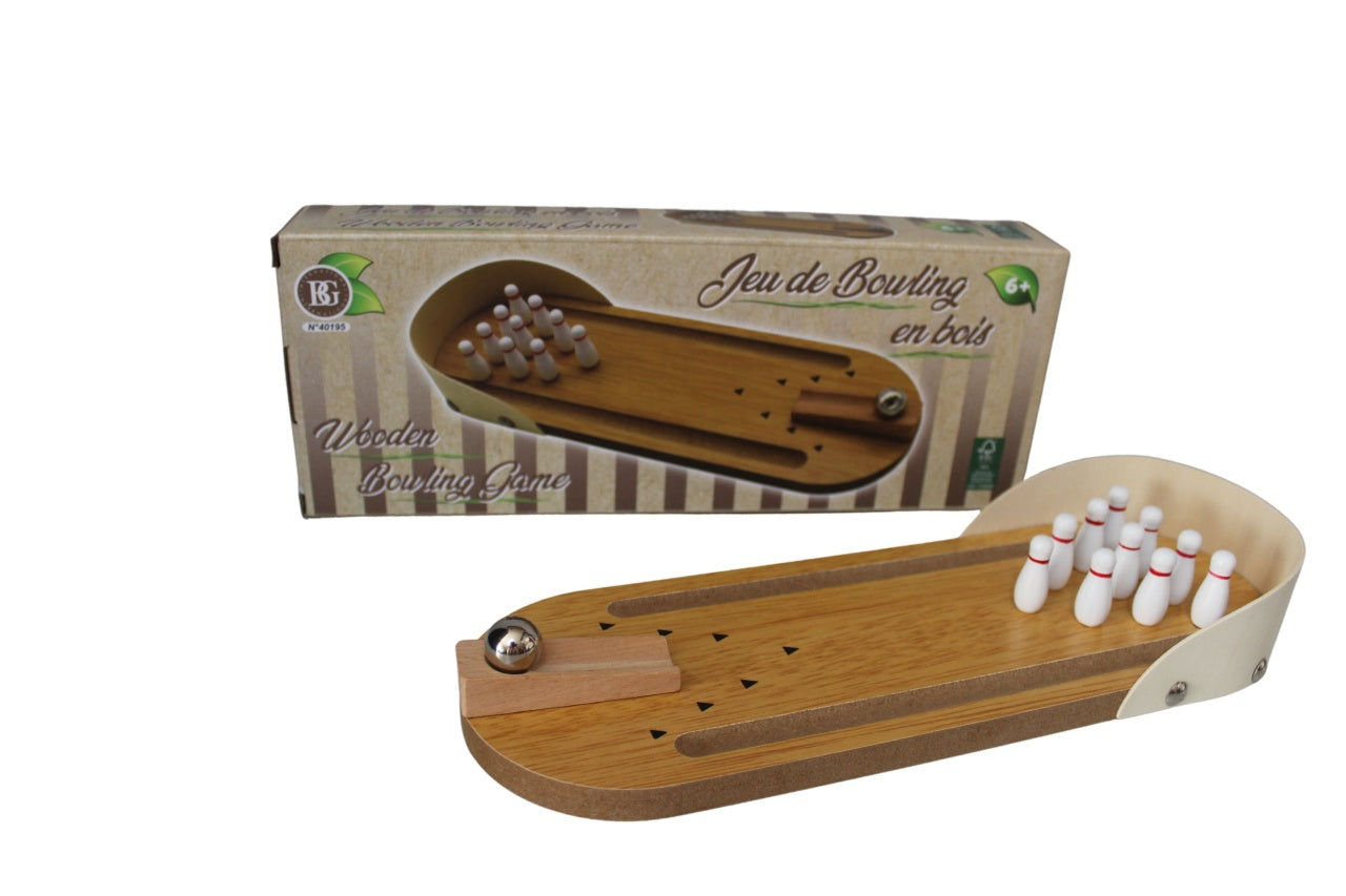 Elektroniktrade Holz Kegelspiel ca 29 cm Elektroniktrade Switzerland