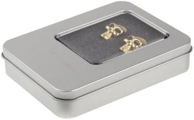 Elektroniktrade Kopfhörer im Totenkopf Design in Gold mit 3.5mm Klinke Stecker Elektroniktrade Switzerland
