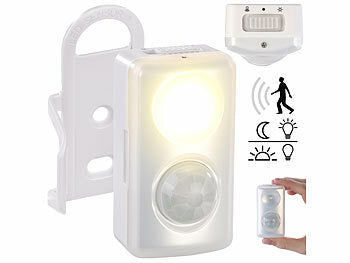 Elektroniktrade LED-Nachtlicht mit Bewegungs- und Dämmerungs-Sensor, Batteriebetrieb Elektroniktrade Switzerland