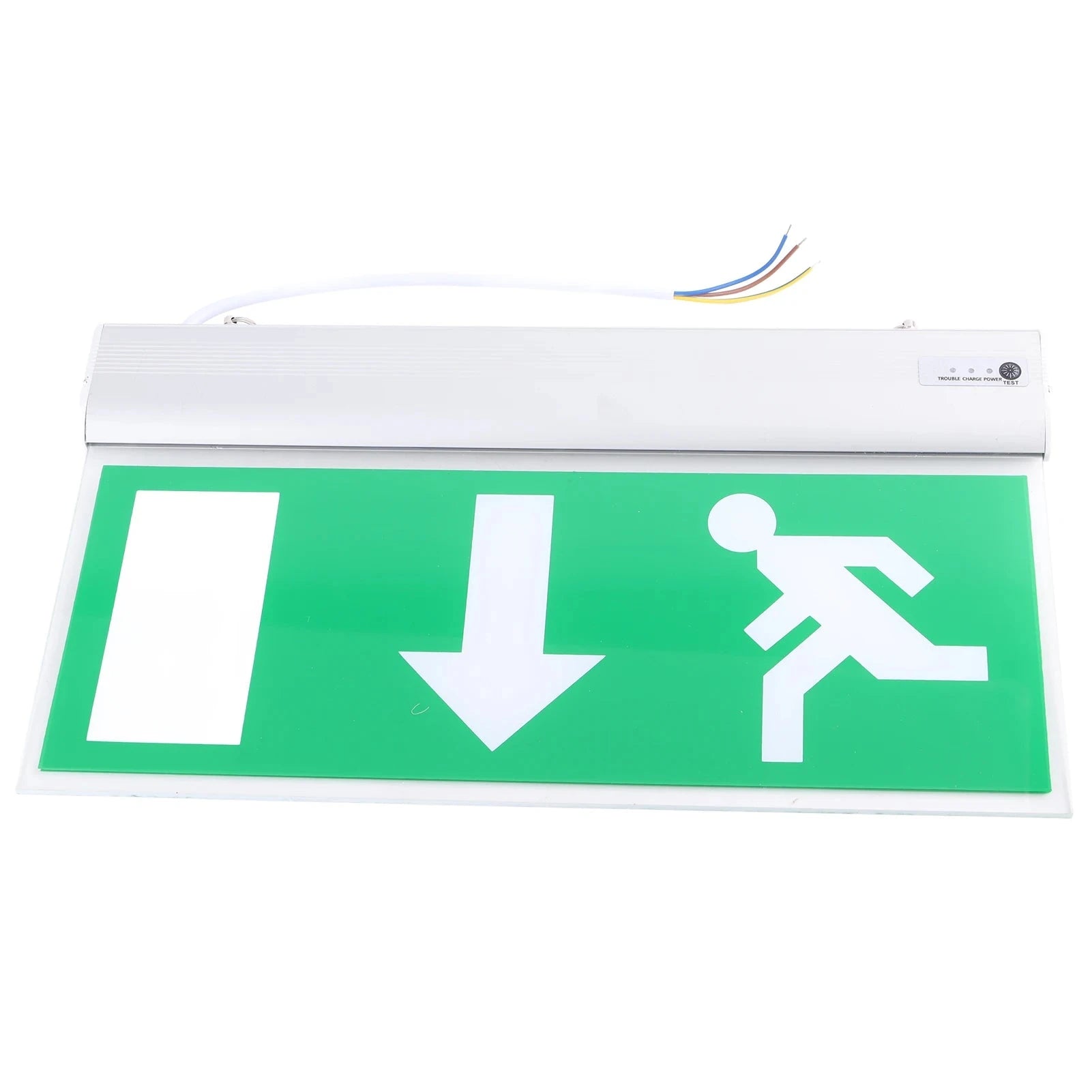 Elektroniktrade LED Notausgangsschild aus Acryl – Sicherheits- & Fluchtwegbeleuchtung (110–220 V) Elektroniktrade Switzerland