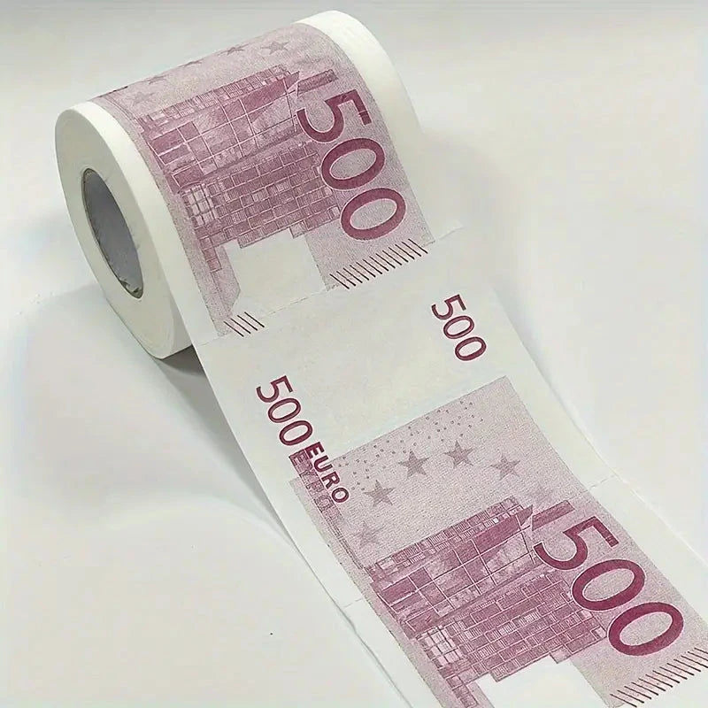 Elektroniktrade Lustige Bedruckte Toilettenpapierrolle, 50/100/200/500 Euro Elektroniktrade Switzerland
