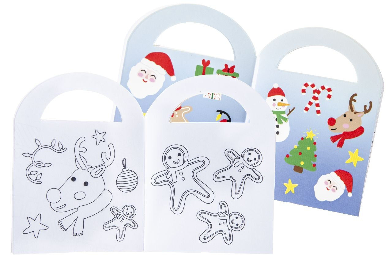 Elektroniktrade Malbuch mit Aufklebern Weihnachtsmotiv Elektroniktrade Switzerland
