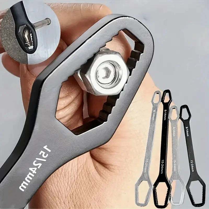 Elektroniktrade Mehrzweck-Torxschlüssel, schwarz, 5 mm dick, verstellbarer, selbstspannend Elektroniktrade Switzerland