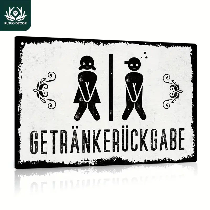 Elektroniktrade Metall-Blechschild mit lustigen verschiedenen Sprüchen Elektroniktrade Switzerland
