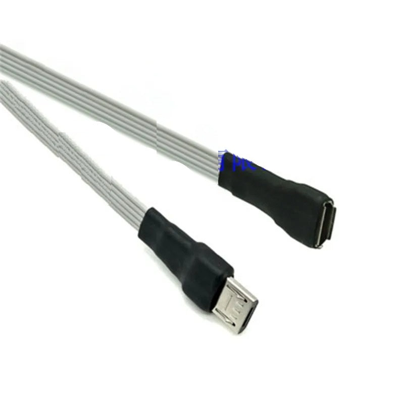 Elektroniktrade MicroUSB 5pin Flachbandkabel USB 2.0 3 Meter verlängerung Elektroniktrade Switzerland