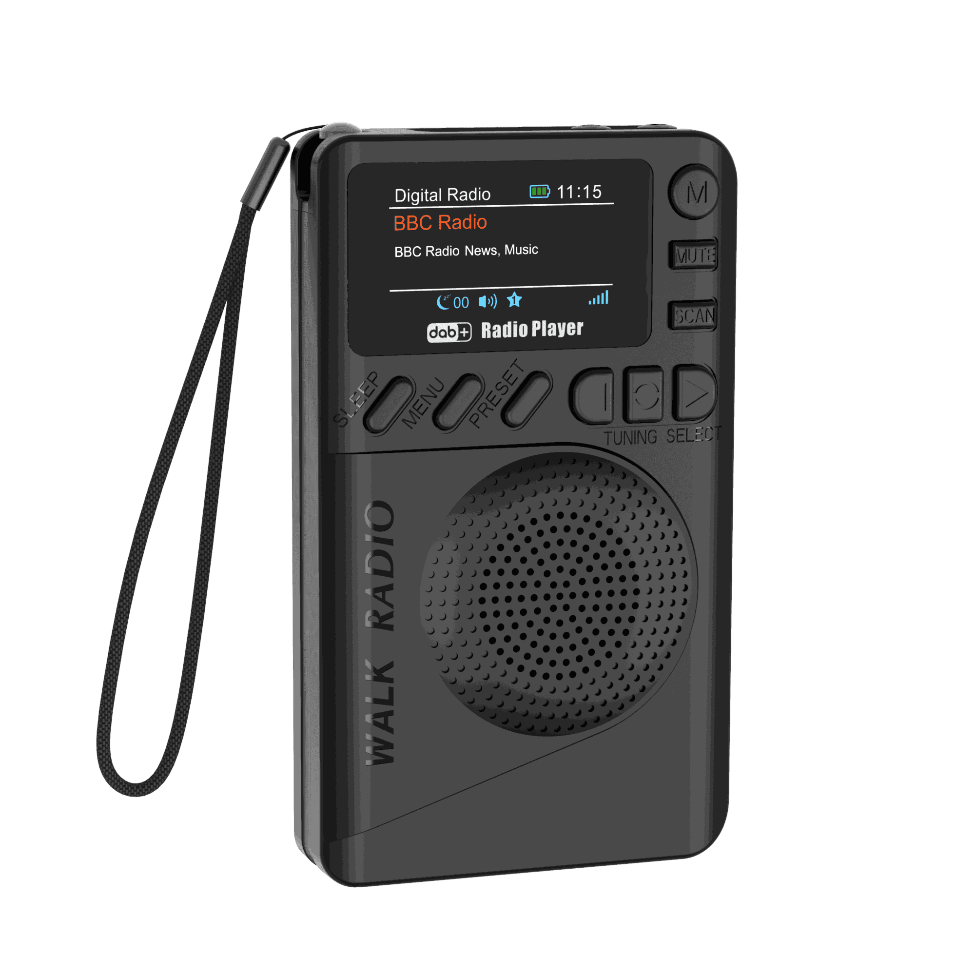 Elektroniktrade Mini DAB+ Taschenradio mit LED Display und Lautsprecher elektroniktrade Switzerland