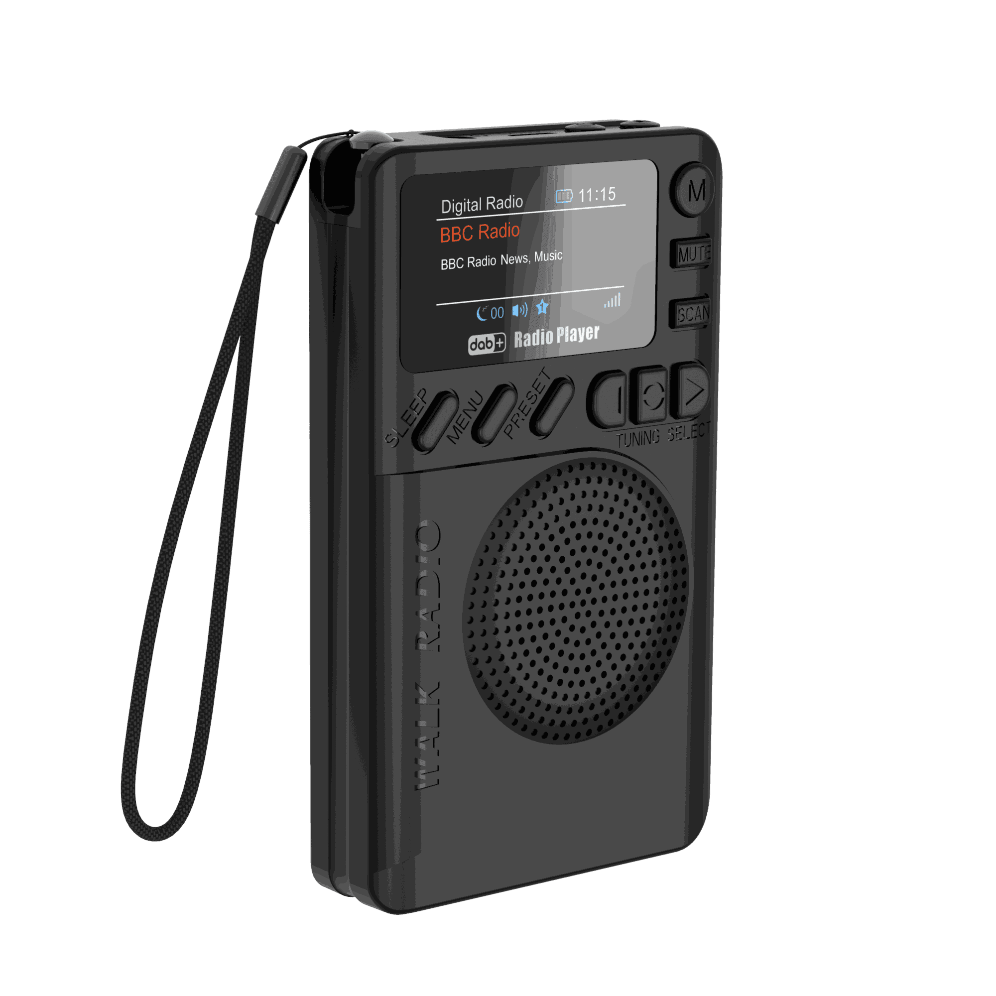 Elektroniktrade Mini DAB+ Taschenradio mit LED Display und Lautsprecher elektroniktrade Switzerland