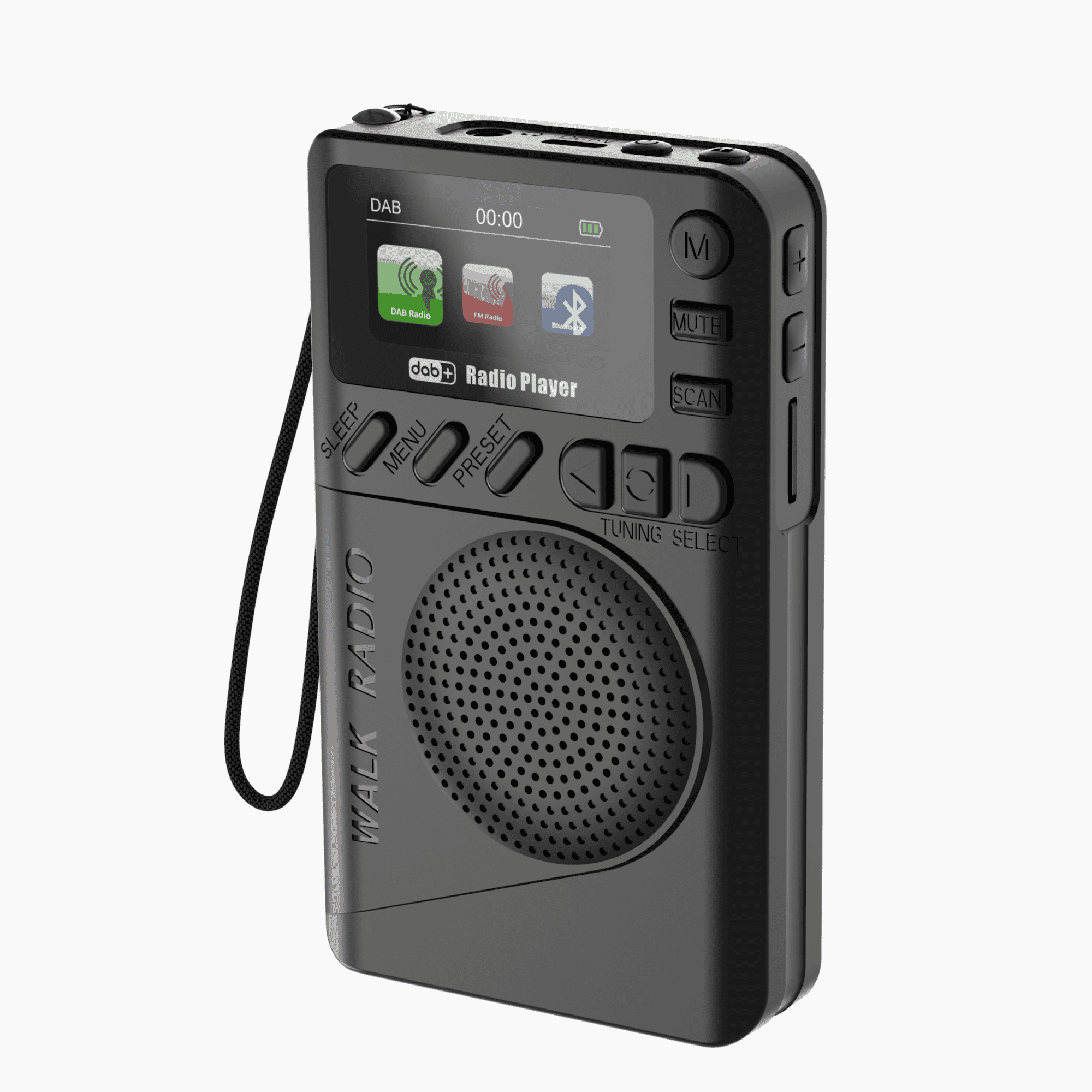 Elektroniktrade Mini DAB+ Taschenradio mit LED Display und Lautsprecher elektroniktrade Switzerland