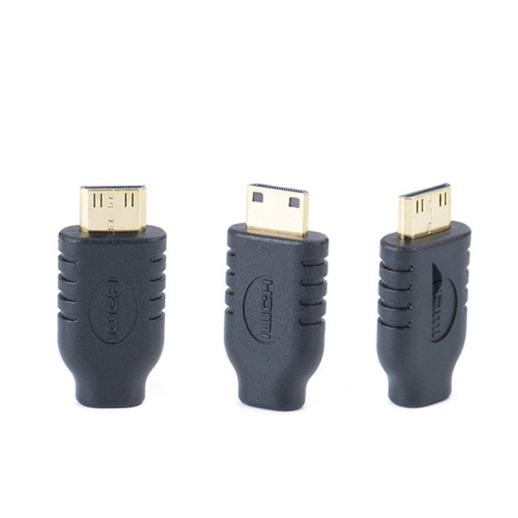 Elektroniktrade Mini Micro HDMI Adapter C Männchen bis D Frau (Schwarz) Elektroniktrade Switzerland