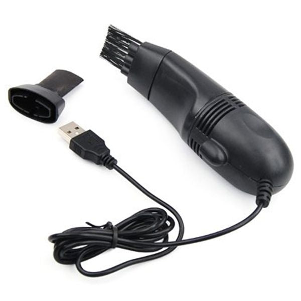 Elektroniktrade Mini USB Desktop Tischtastatur Staubsauger mit Bürsten in Gelb Elektroniktrade Switzerland