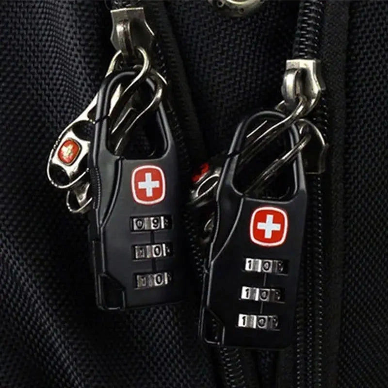 Elektroniktrade Mini Zahlenschloss für Gepäck Diebstahlsicherung, Taschenschloss Elektroniktrade Switzerland