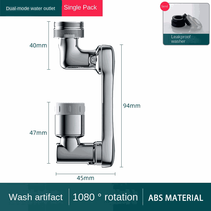 Elektroniktrade Multifunktionaler Wasserhahn Verlängerung 1080 Grad Rotierend Elektroniktrade Switzerland