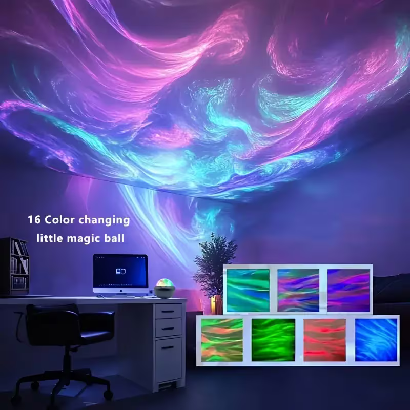 Elektroniktrade Nordlichter & Galaxie Projektor, Dual-Modus für Schlafzimmer/Party/Kinderzimmer USB) Elektroniktrade Switzerland