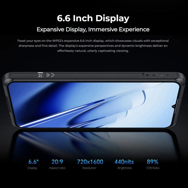 Elektroniktrade Oukitel WP52 5G Robustes Telefon, 4 GB + 256 GB, 6,6 Zoll Android 14.0 MediaTek Dimensity 6100+ Octa-Core 3,0 GHz, NFC, OTG, Netzwerk: 5G, WP52 Elektroniktrade Switzerland