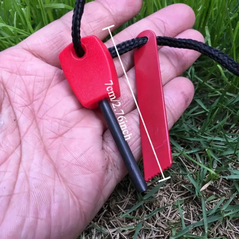 Elektroniktrade Outdoor-Feuerstarter - Wasserdichter Magnesium-Feuerstein-Streifen Elektroniktrade Switzerland