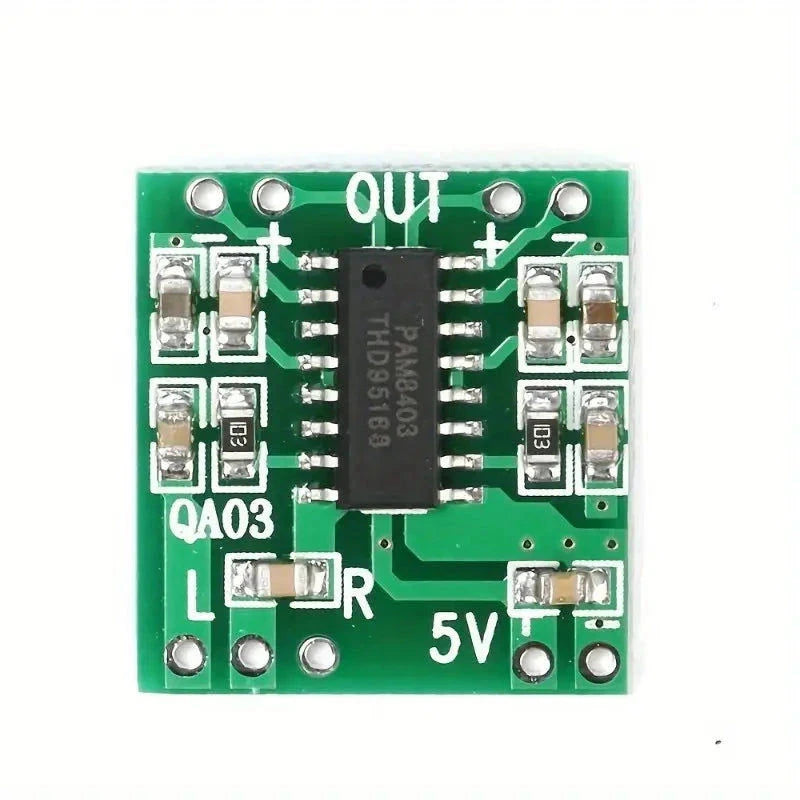 Elektroniktrade PAM8403 Mini Digital-Leistungsverstärker – 2×3W | Klasse D elektroniktrade Switzerland