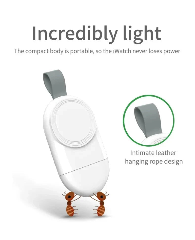 Elektroniktrade Portabler Wireless Ladeadapter für Apple Watch (USB-C Stecker/Kupplung) elektroniktrade Switzerland