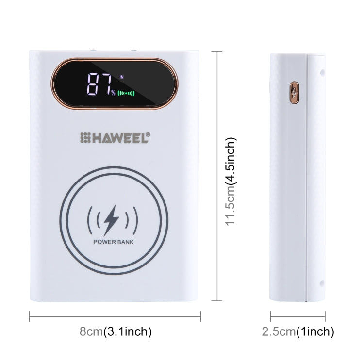 Elektroniktrade Powerbank mit Kabelloser Schnellladung 15W, auswechselbare Akkus elektroniktrade Switzerland
