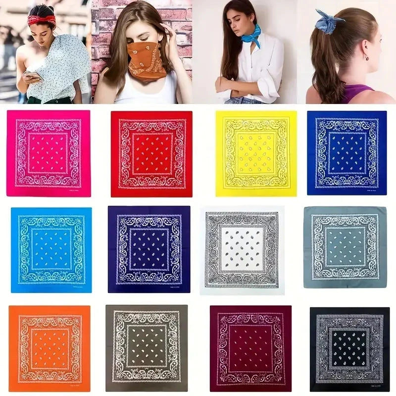 Elektroniktrade Quadratische Bandanas - Modische Paisley-Prints für Hip Hop, Street Dance und Freizeit elektroniktrade Switzerland
