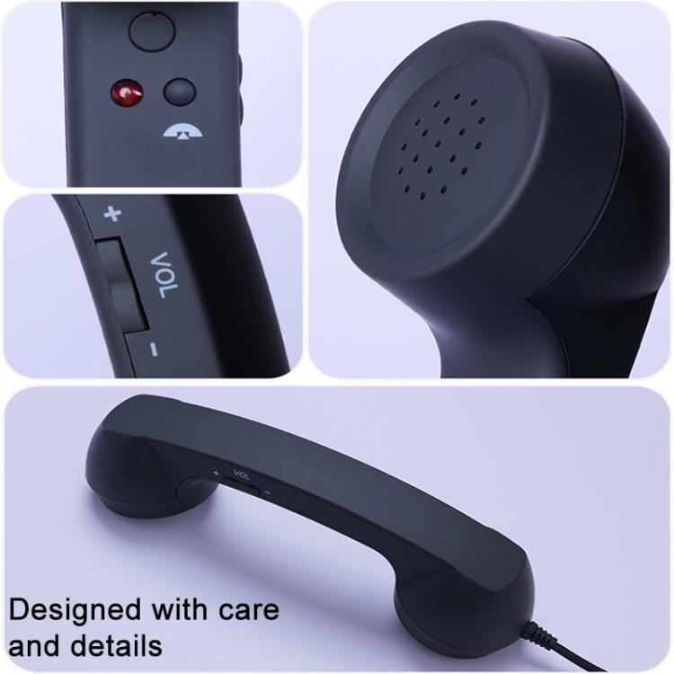 elektroniktrade Retro-Telefon mit Mikrofon und Typ-C-Stecker, strahlungsabweisender Handy-Hörer, Type-C elektroniktrade Switzerland